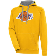 Los Angeles Lakers Antigua Victory basketball Pullover Hoodie - Gold