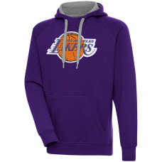 Los Angeles Lakers Antigua Victory basketball Pullover Hoodie - Purple