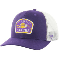 Los Angeles Lakers '47 Semi Patch Trucker Adjustable Hat - Purple