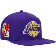 Los Angeles Lakers Mitchell & Ness All Love Snapback Hat - Purple
