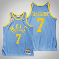 Lakers Ben McLemore Men MPLS Throwback Minneapolis 5x championship Jersey Blue