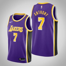Los Angeles Lakers Carmelo Anthony Statement 2021 Trade Jersey Purple