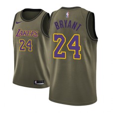 Kobe Bryant Los Angeles Lakers #24 Black Camo Military Fashion Swingman Jersey