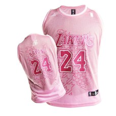 Kobe Bryant Los Angeles Lakers #24 Fashion Women Pink Jersey