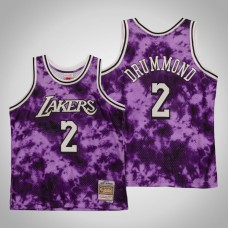 Los Angeles Lakers Andre Drummond #2 Purple Galaxy Jersey