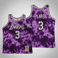 Los Angeles Lakers Anthony Davis #3 Purple Galaxy Jersey
