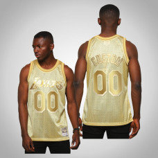 Los Angeles Lakers #00 Custom Midas SM Limited Edition Gold Jersey
