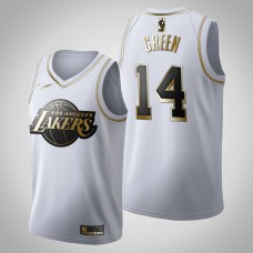Los Angeles Lakers Danny Green #14 Golden Edition White Jersey