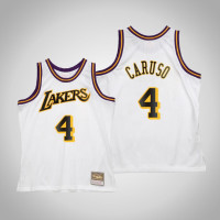 Men's Los Angeles Lakers Alex Caruso #4 White Reload 2.0 Jersey