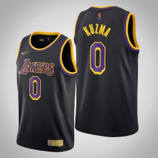 2020-21 Los Angeles Lakers Kyle Kuzma #0 Black Earned Jersey
