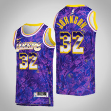 Los Angeles Lakers Magic Johnson #32 Purple Select Series Jersey