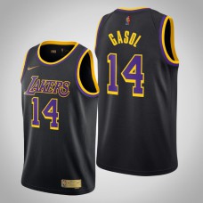2020-21 Los Angeles Lakers Marc Gasol #14 Black Earned Jersey