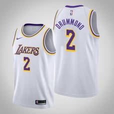 2020-21 Los Angeles Lakers Andre Drummond #2 White Association Jersey