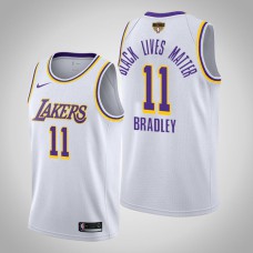 Los Angeles Lakers Avery Bradley #11 White 2020 NBA Finals Bound Black Lives Matter Association Jersey