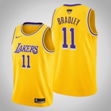 Los Angeles Lakers Avery Bradley #11 Yellow 2020 NBA Finals Bound Icon Jersey