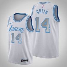 2020-21 Los Angeles Lakers Danny Green #14 Silver City Jersey