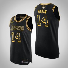 Los Angeles Lakers Danny Green #14 Black 2020 NBA Finals Bound Kobe Tribute Authentic Jersey