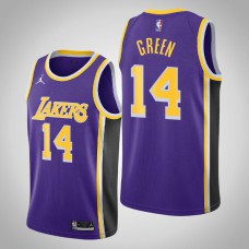 2020-21 Los Angeles Lakers Danny Green #14 Statement Jordan Brand Purple Jersey