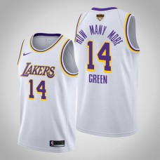 Los Angeles Lakers Danny Green #14 White 2020 NBA Finals Bound How Many More Association Jersey