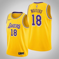 2019-20 Lakers Dion Waiters #18 Gold Icon Jersey