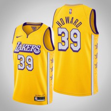 2019-20 Lakers Dwight Howard #39 Gold City Jersey