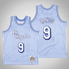 Los Angeles Lakers Rajon Rondo #9 Blue Striped Jersey