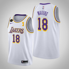 Men's Los Angeles Lakers Dion Waiters #18 2020 NBA Finals Champions Association White Jersey