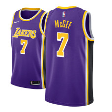 Men 2018-19 JaVale McGee Los Angeles Lakers #7 Statement Purple Jersey