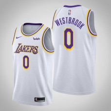 Los Angeles Lakers 2021 Russell Westbrook Association Edition 2021 Trade Jersey White