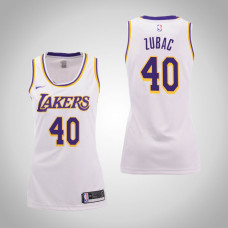 Women's 2018-19 Season Ivica Zubac Los Angeles Lakers #40 Association White Swingman Jersey