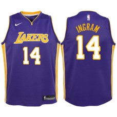 Youth 2017-18 Season Brandon Ingram Los Angeles Lakers #14 Statement Purple Swingman Jersey