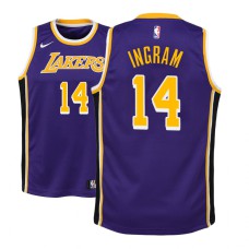 Youth 2018-19 Brandon Ingram Los Angeles Lakers #14 Statement Purple Jersey