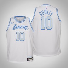 Youth Jared Dudley Los Angeles Lakers #10 City White 2021 Season Jersey