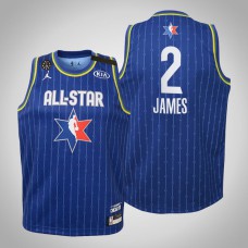 Youth Team LeBron LeBron James #2 Lakers Blue 2020 NBA All-Star Game Jersey